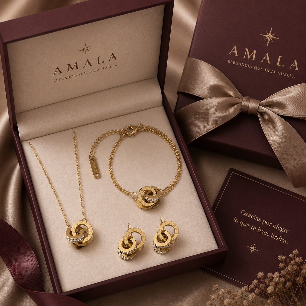 AMALA AUREA SIGNATURE — SET DE BRAZALETES
