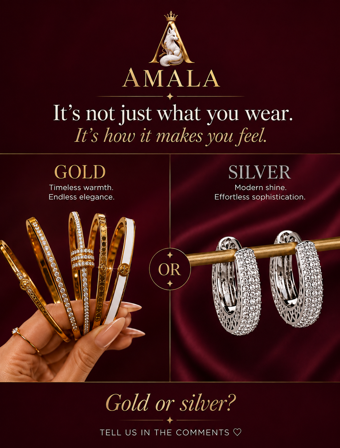 AMALA AUREA SIGNATURE — SET DE BRAZALETES