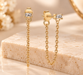 Amala Chain Drop Earrings