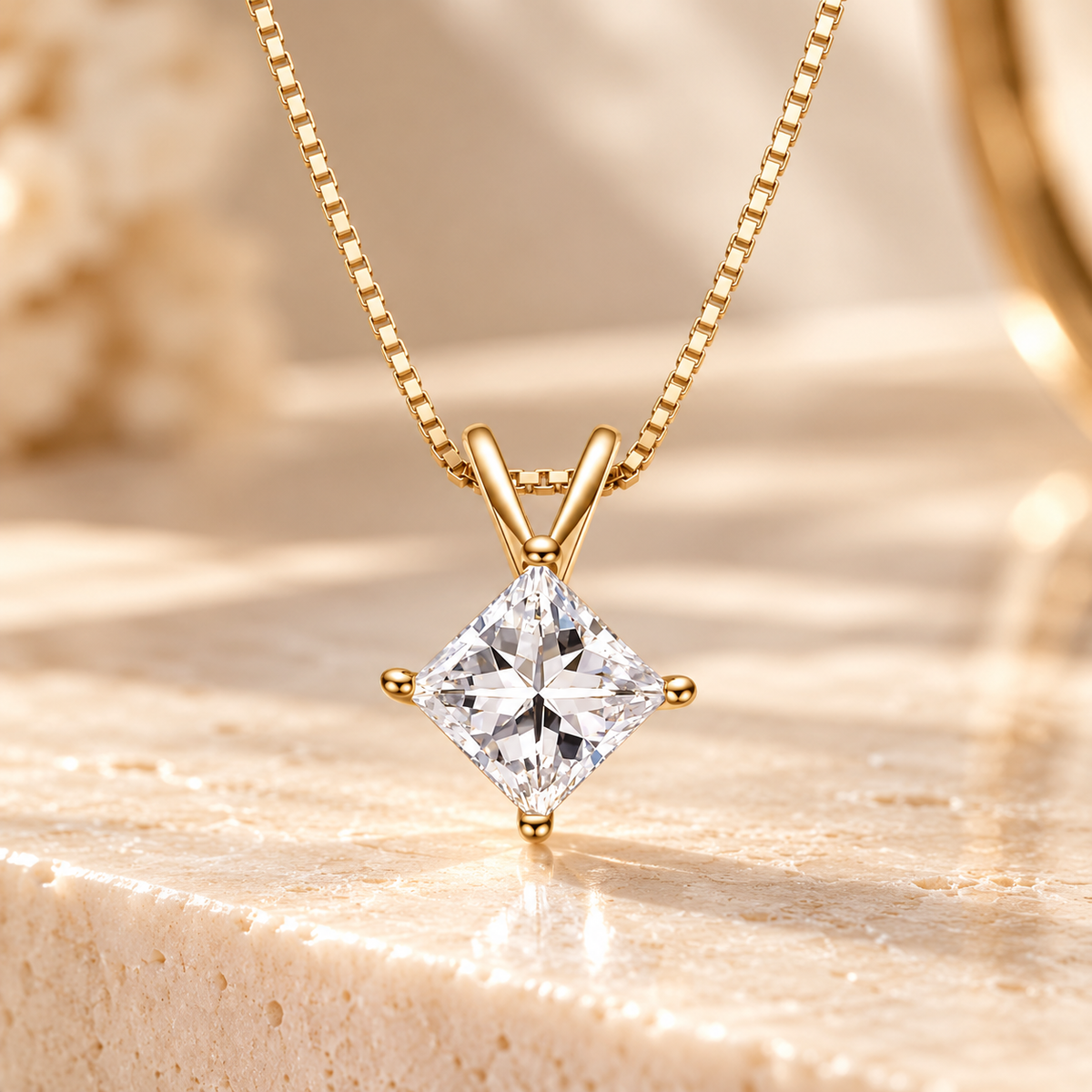 Celeste Princess Pendant Necklace