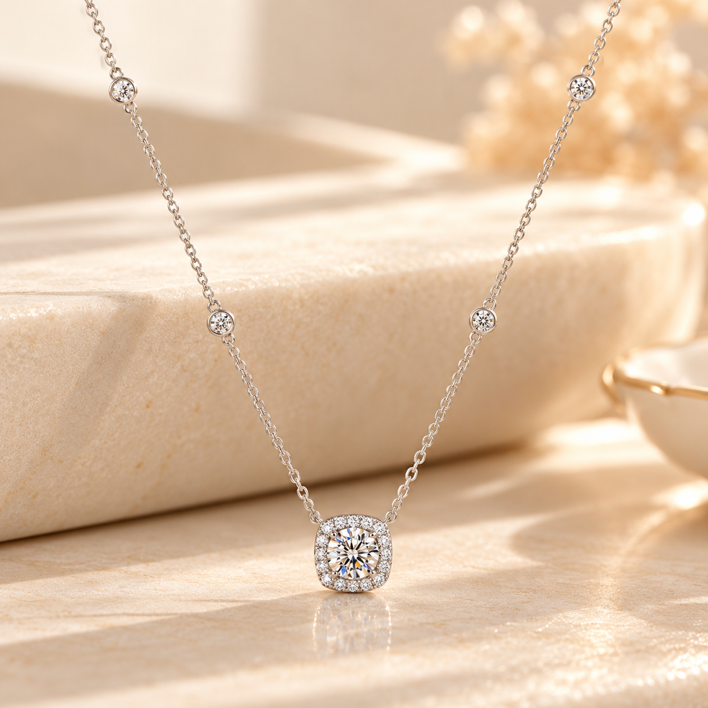 AMALA | Celestial Halo Necklace