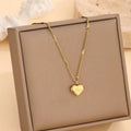 Collar Corazón Love Dorado