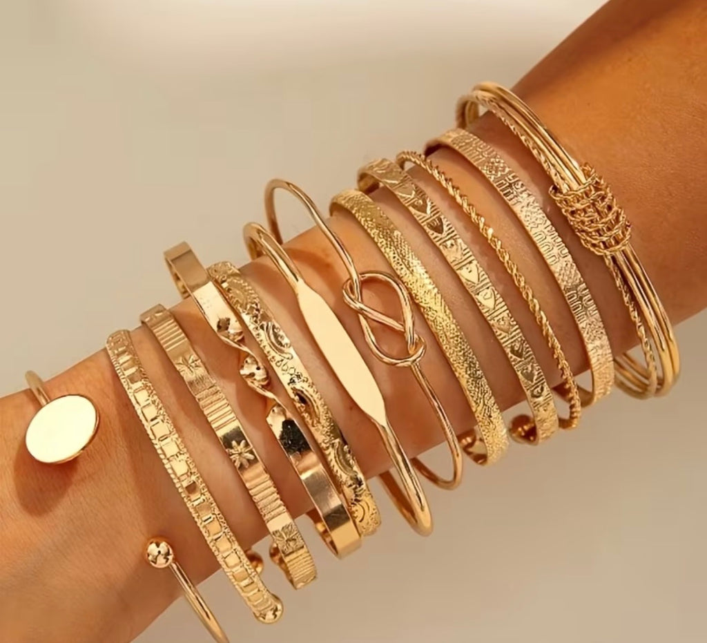 AMALA AUREA SIGNATURE — SET DE BRAZALETES